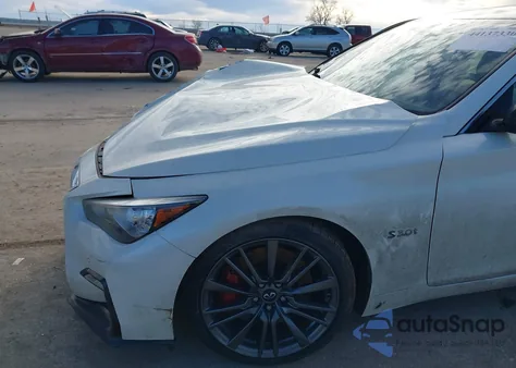 2019 Infiniti Q50 3.0T Red Sport 400 из США, поврежденный, VIN JN1FV7AR4KM800266